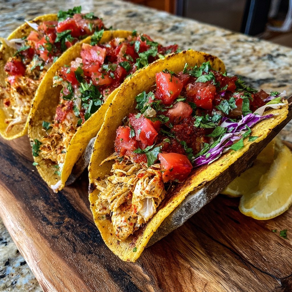 Knusprige Hühner und Hummer Tacos