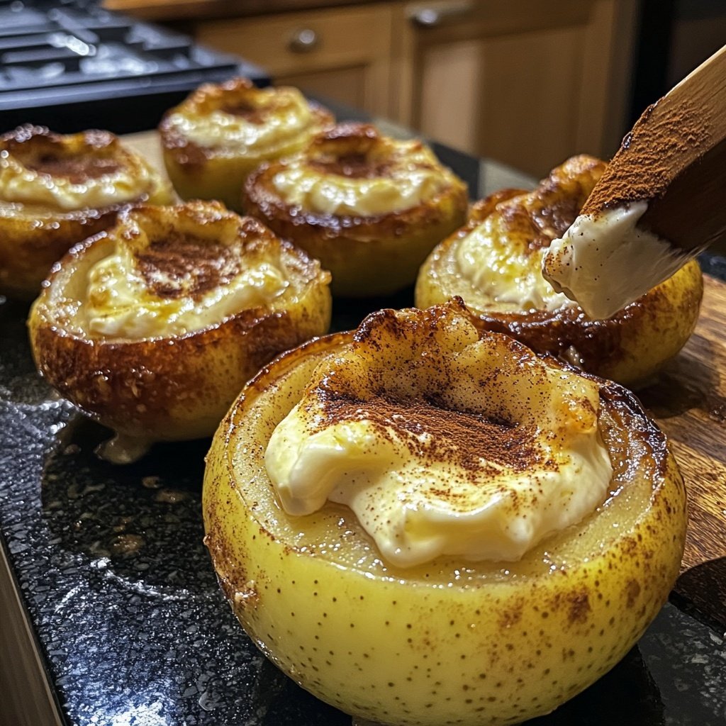 Bratapfel mit Mascarpone