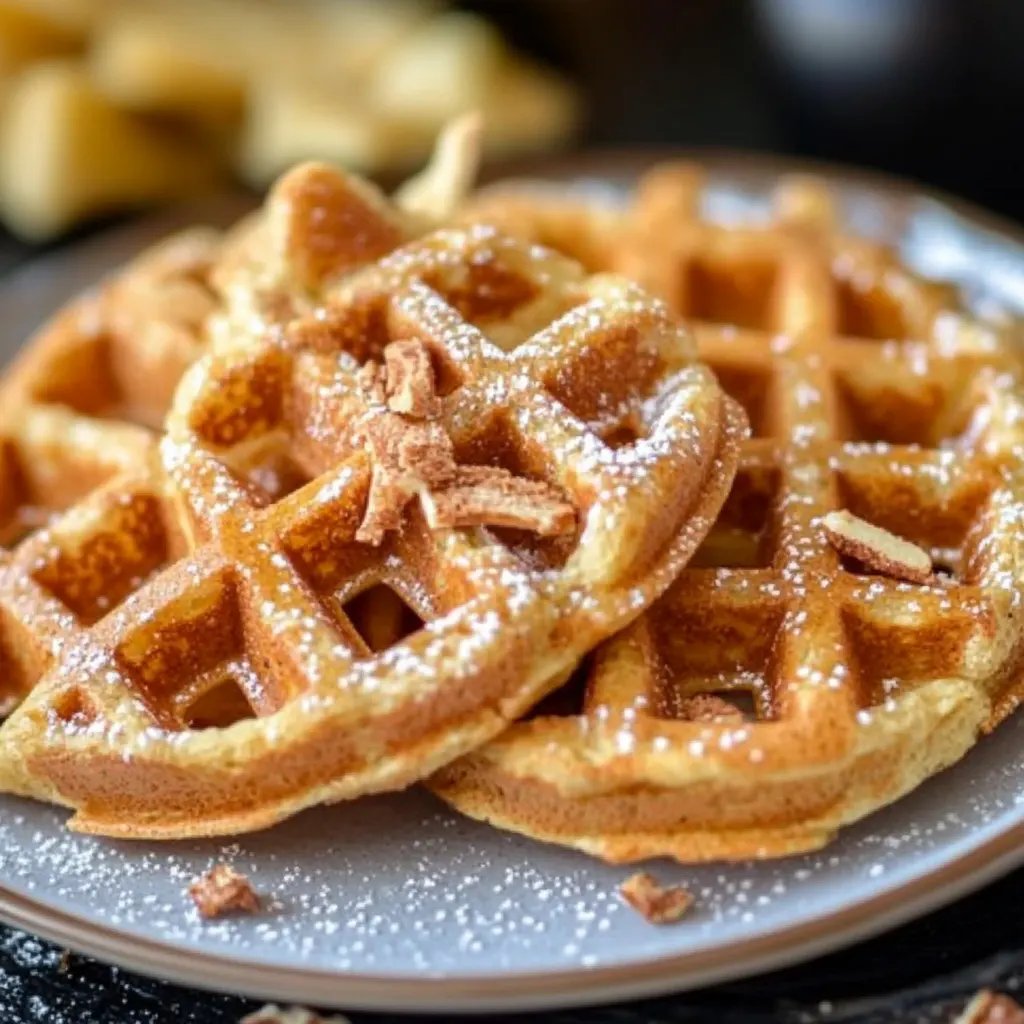 Spekulatius-Waffeln zu Weihnachten