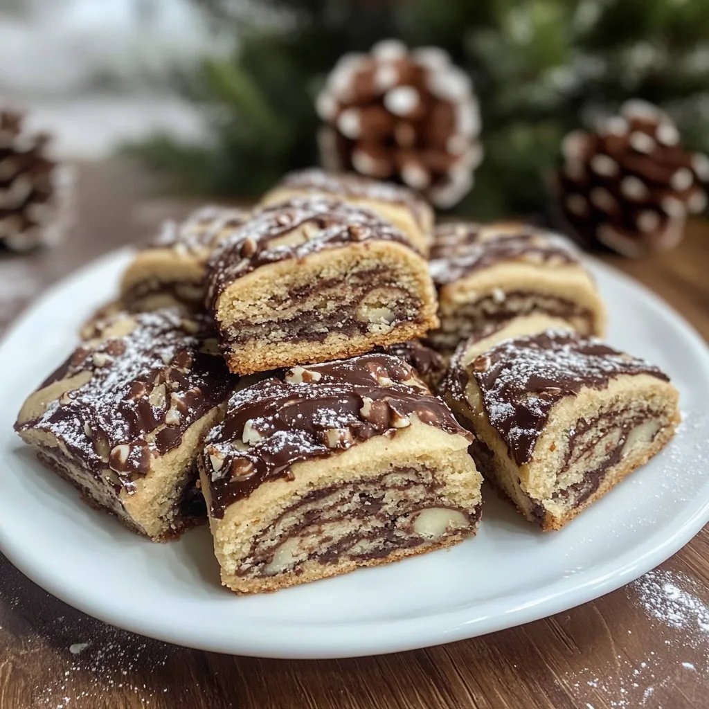 Baumstamm-Plätzchen