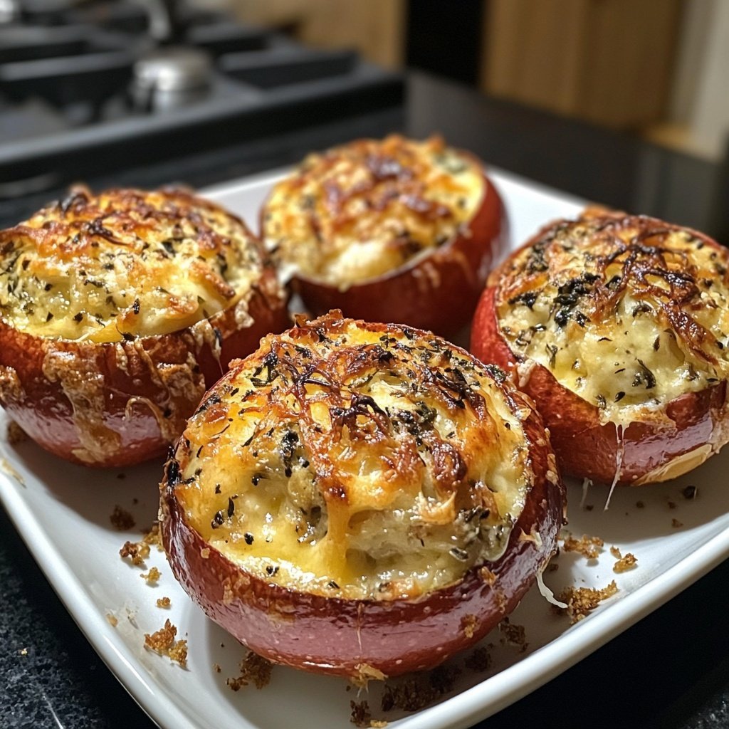 Knusprig gefüllte rote Zwiebeln: Ein Genuss für jeden Anlass!