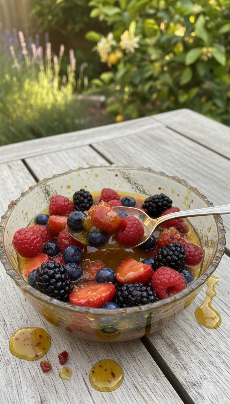 Limoncello Beeren Kompott