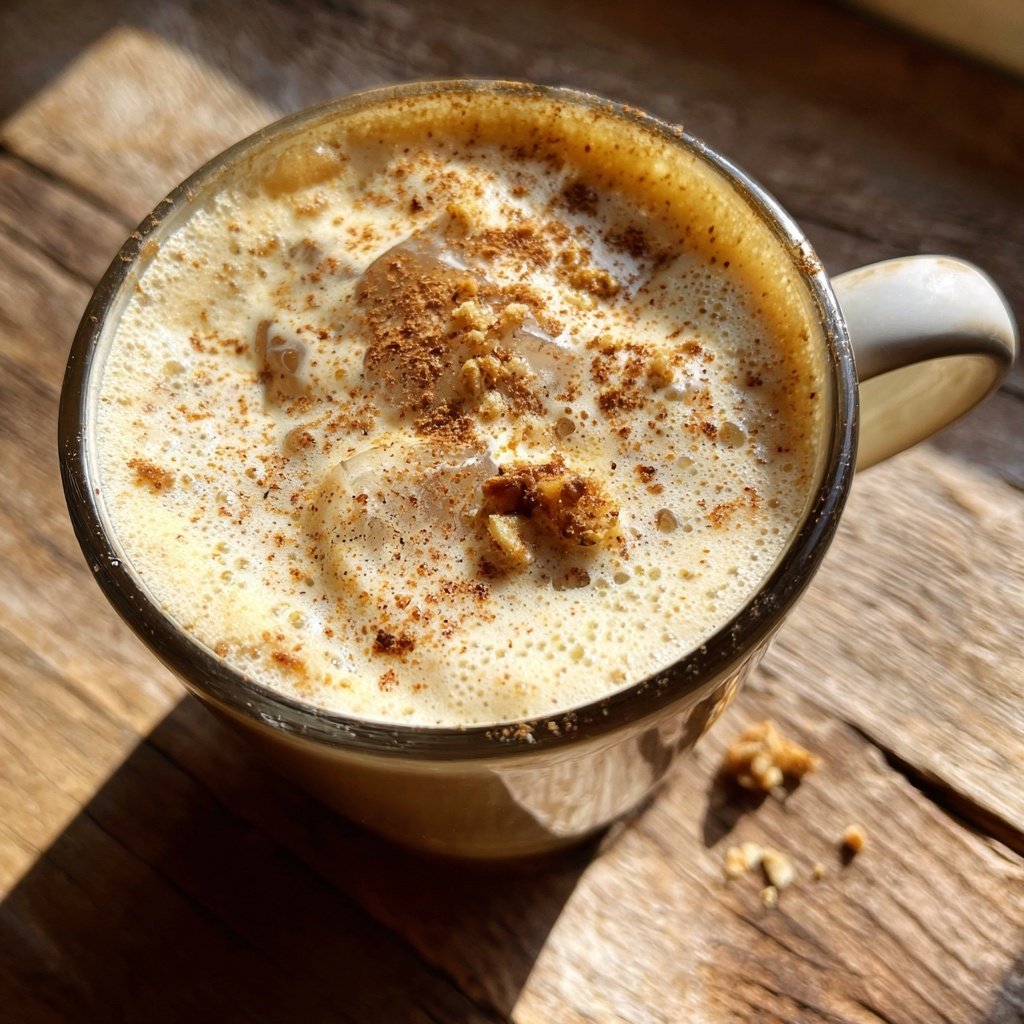 Eierpunsch mit Vanilleeis verfeinert