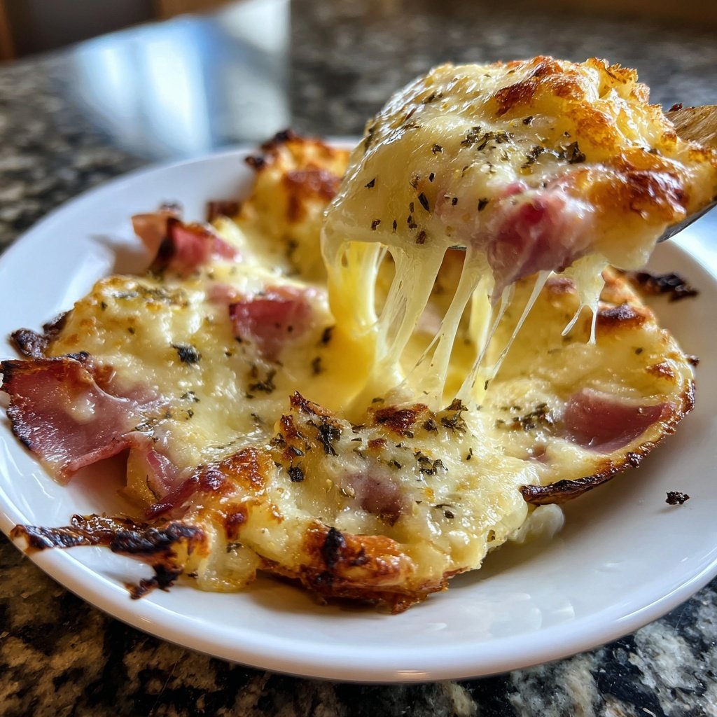 Raclette Pfännchen mit Ei und Speck