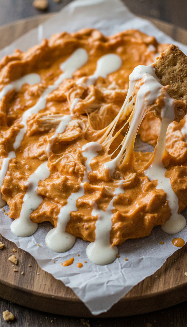 Cremiger Buffalo Hähnchen Dip​