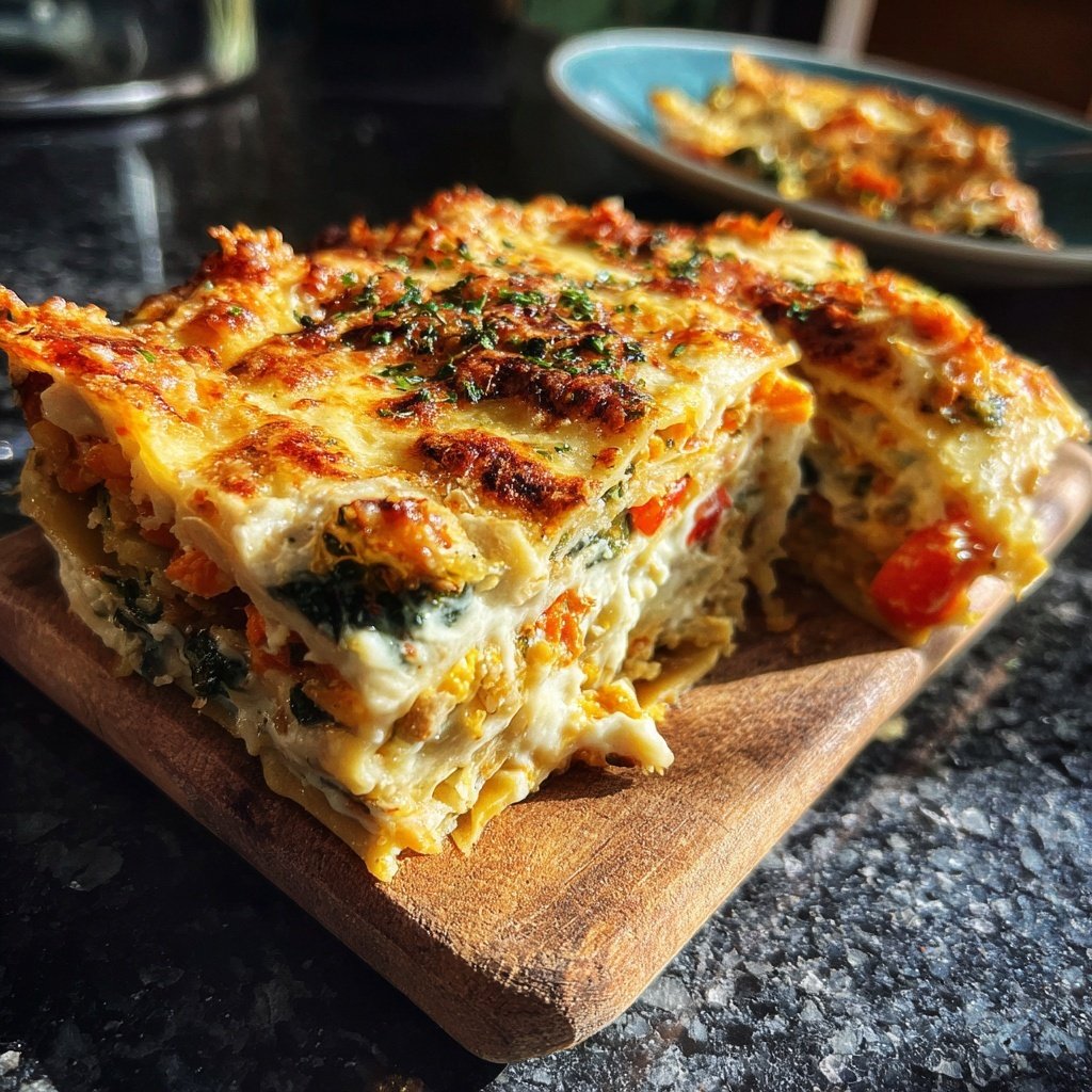 Quinoa-Gemüse-Lasagne mit Vanille