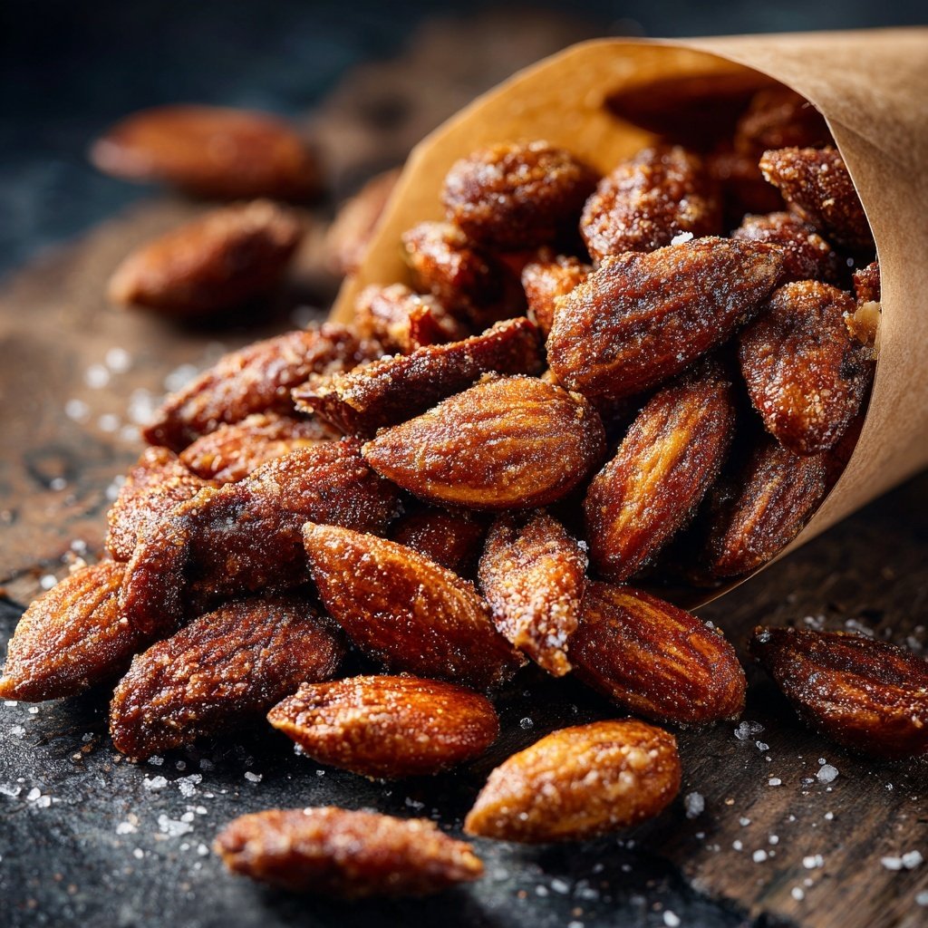 Klassische Gebrannte Mandeln vom Weihnachtsmarkt