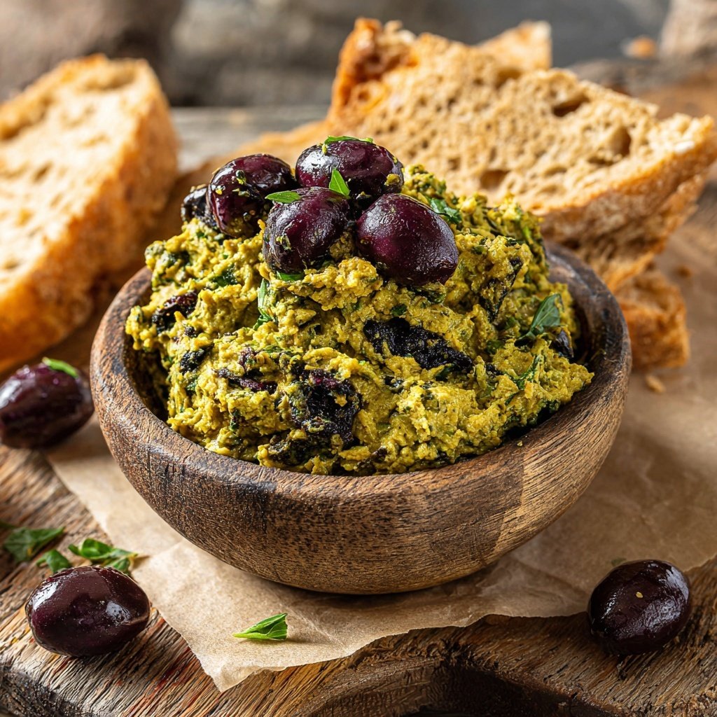 Olive Tapenade mediterraner Aufstrich