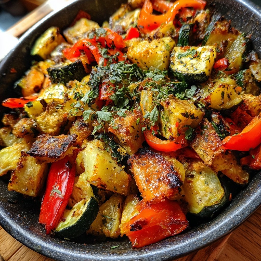 Airfryer Gemüsemix mit Kräutern