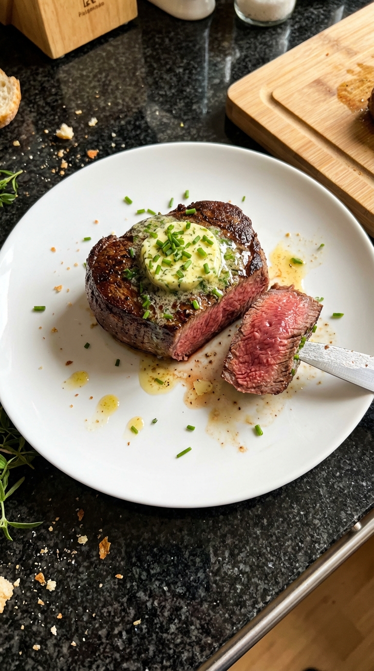 Klassisches Kräuterbutter Filet Mignon​