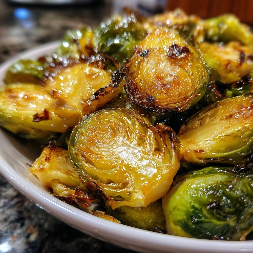 Rosenkohl mit Birnen glasiert