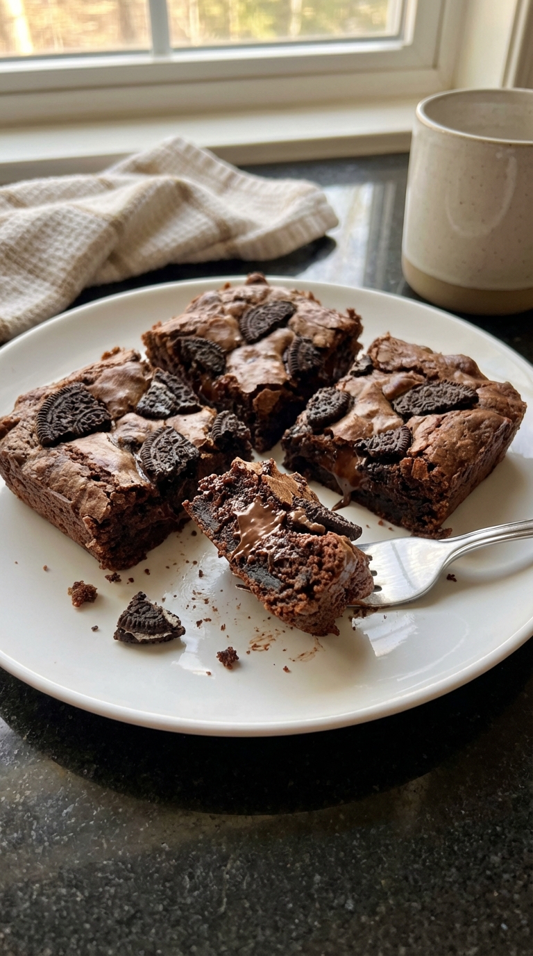 Oreo Sauerteig Brownies