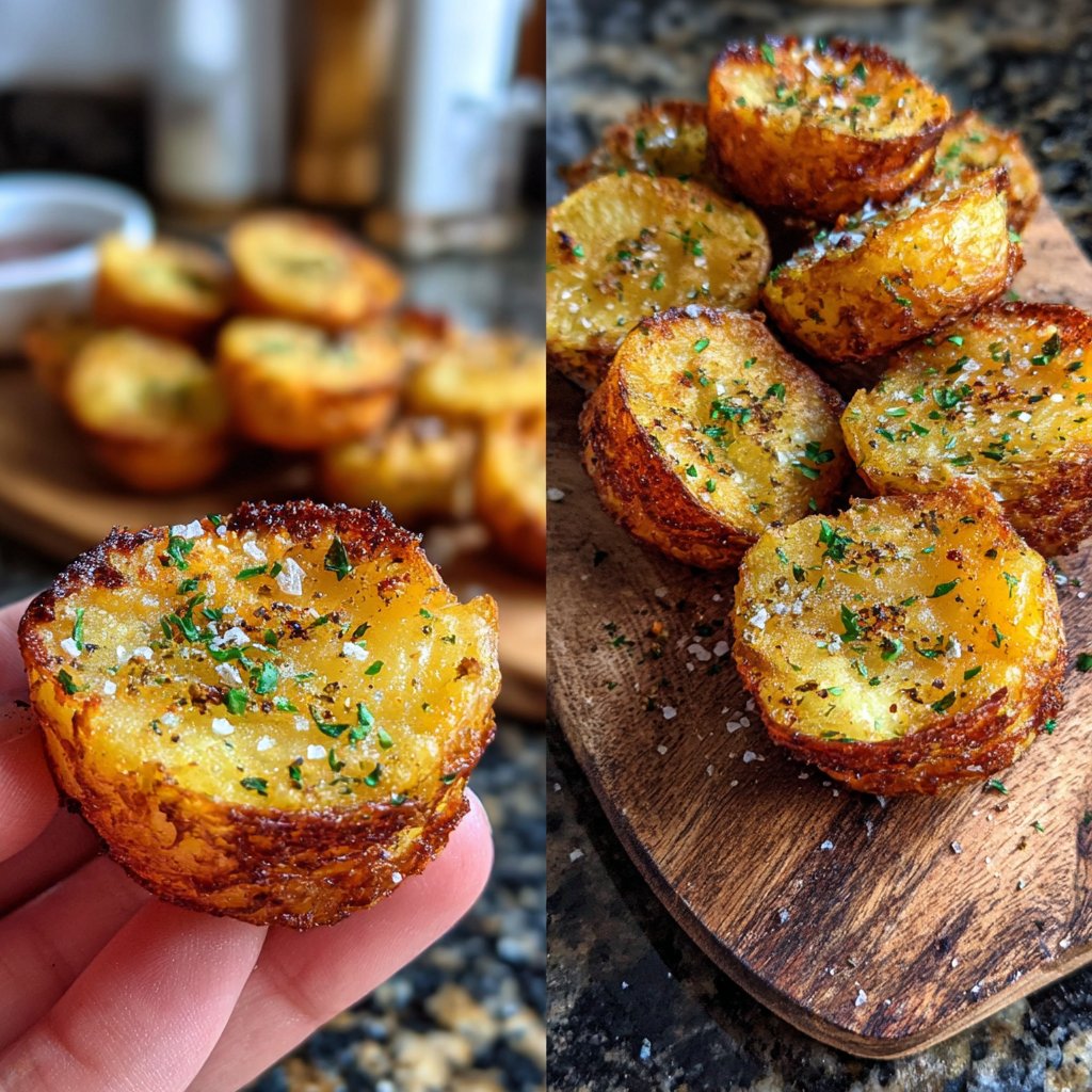 Würzige Luftfritteuse Kartoffelbissen