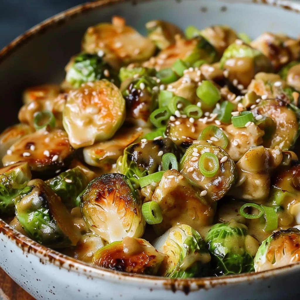 Cremige Rosenkohlpfanne