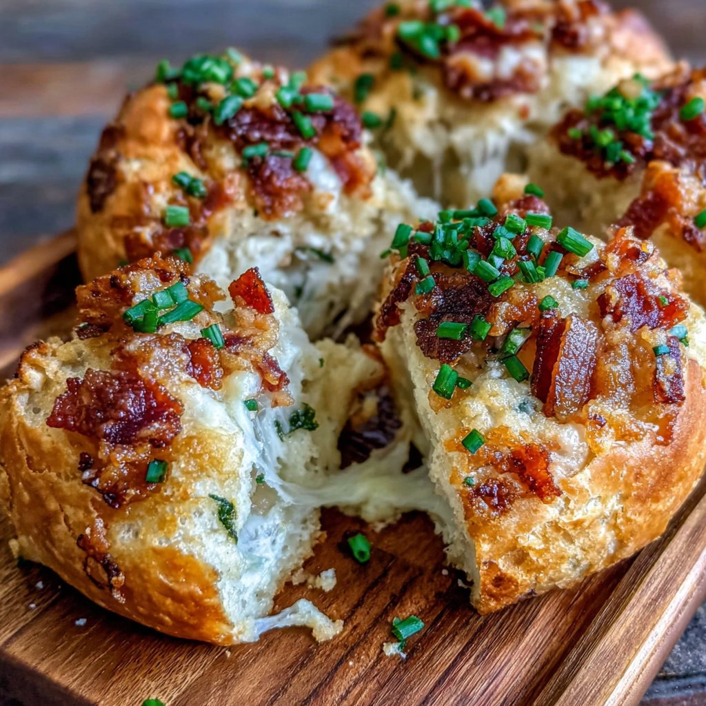 Österreichische Speckfrühstücksbrötchen