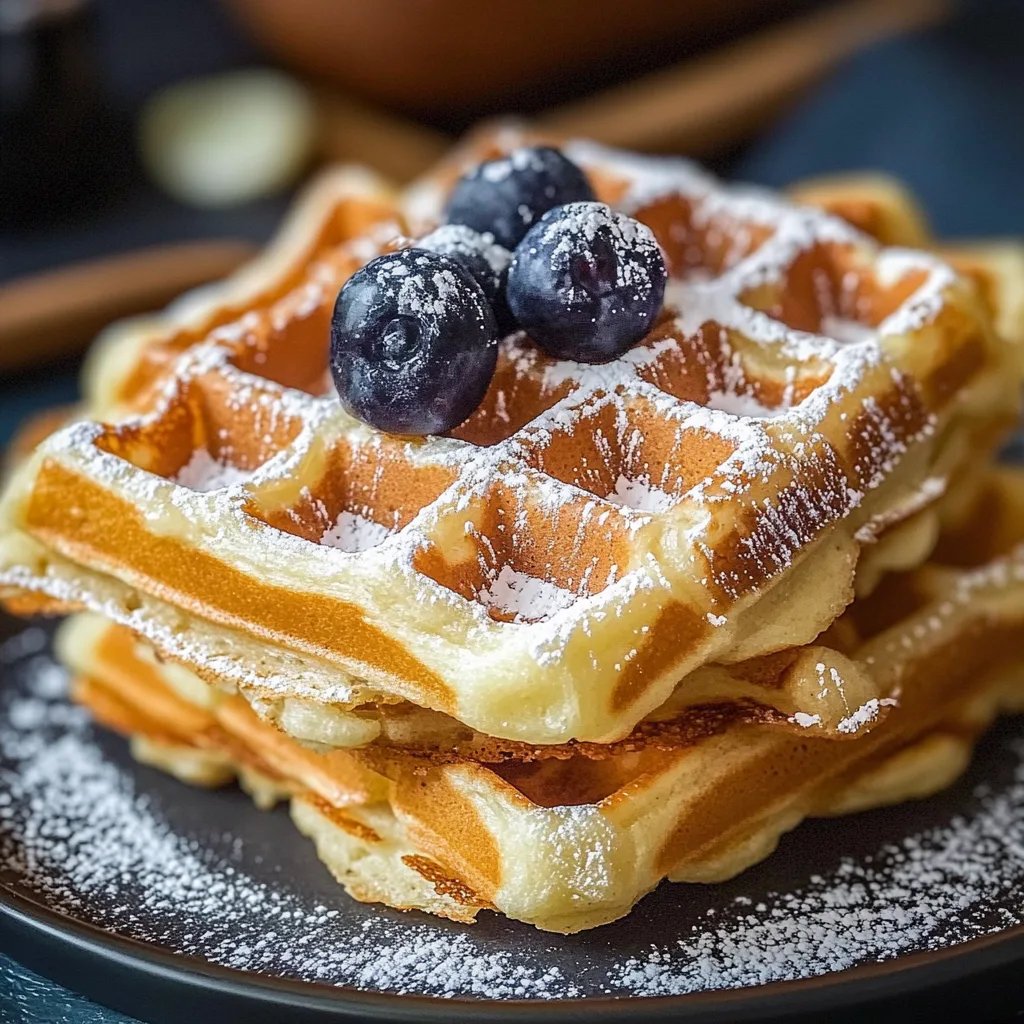 Omas fluffige Waffeln einfach und lecker