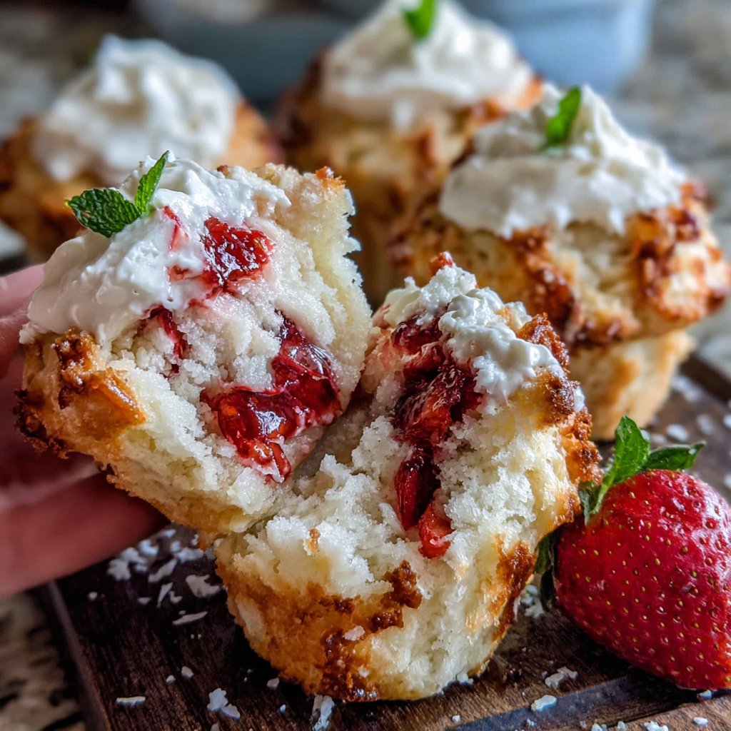 Erdbeer-Shortcake Muffins